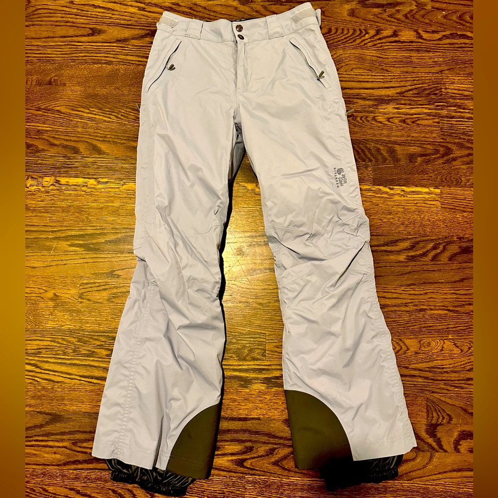 Mountain Hardwear Insulated Ski Pants - Womens Small - Gray